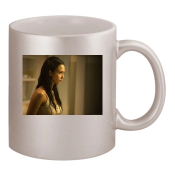 Jessica Alba 11oz Metallic Silver Mug