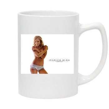 Jessica Alba 14oz White Statesman Mug