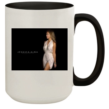 Jessica Alba 15oz Colored Inner & Handle Mug