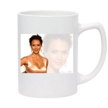 Jessica Alba 14oz White Statesman Mug