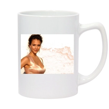 Jessica Alba 14oz White Statesman Mug