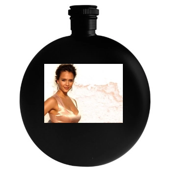 Jessica Alba Round Flask