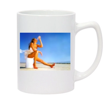 Jessica Alba 14oz White Statesman Mug