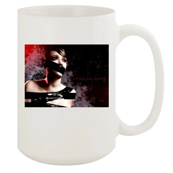 Jessica Alba 15oz White Mug