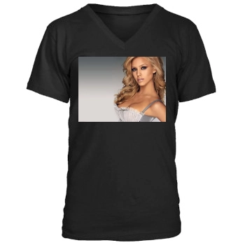 Jessica Alba Men's V-Neck T-Shirt