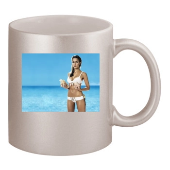 Jessica Alba 11oz Metallic Silver Mug