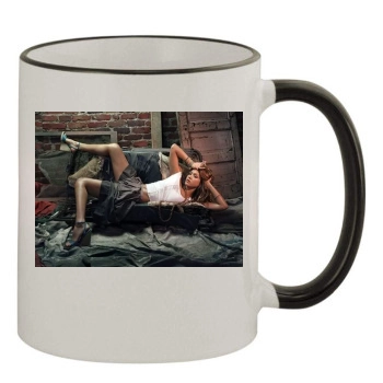 Jessica Alba 11oz Colored Rim & Handle Mug