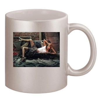 Jessica Alba 11oz Metallic Silver Mug