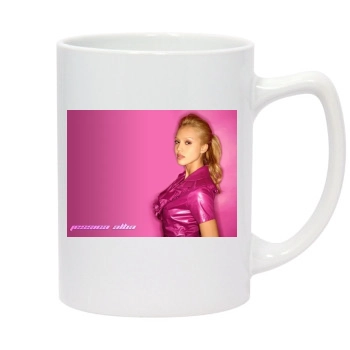 Jessica Alba 14oz White Statesman Mug