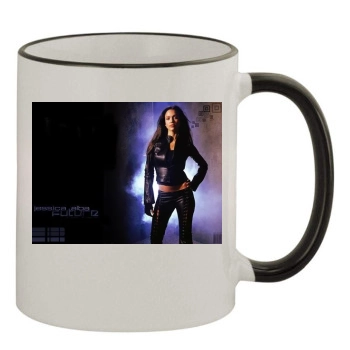 Jessica Alba 11oz Colored Rim & Handle Mug