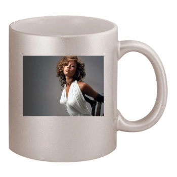 Jessica Alba 11oz Metallic Silver Mug