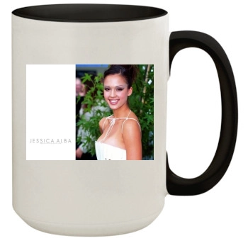 Jessica Alba 15oz Colored Inner & Handle Mug