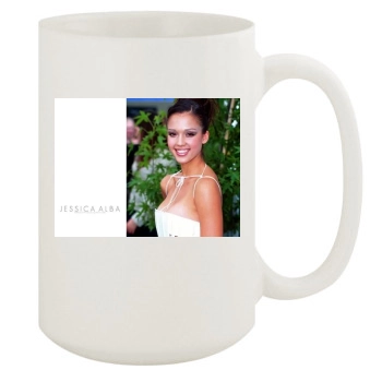 Jessica Alba 15oz White Mug