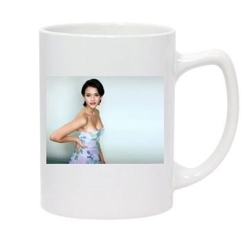 Jessica Alba 14oz White Statesman Mug