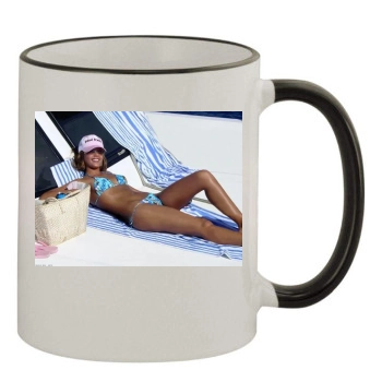 Jessica Alba 11oz Colored Rim & Handle Mug