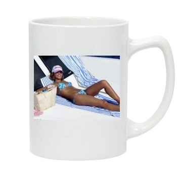 Jessica Alba 14oz White Statesman Mug