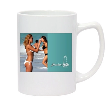 Jessica Alba 14oz White Statesman Mug