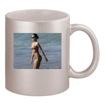 Jessica Alba 11oz Metallic Silver Mug