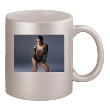 Jessica Alba 11oz Metallic Silver Mug