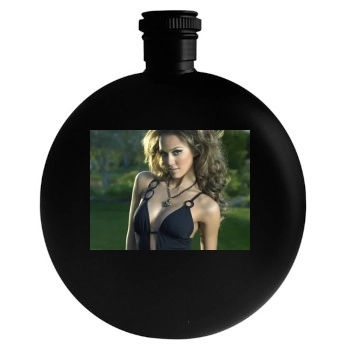 Jessica Alba Round Flask