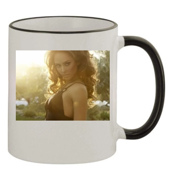 Jessica Alba 11oz Colored Rim & Handle Mug