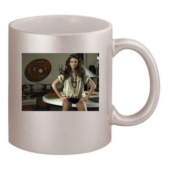 Jessica Alba 11oz Metallic Silver Mug