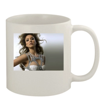 Jessica Alba 11oz White Mug