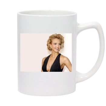 Jessica Alba 14oz White Statesman Mug