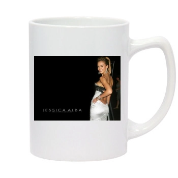 Jessica Alba 14oz White Statesman Mug