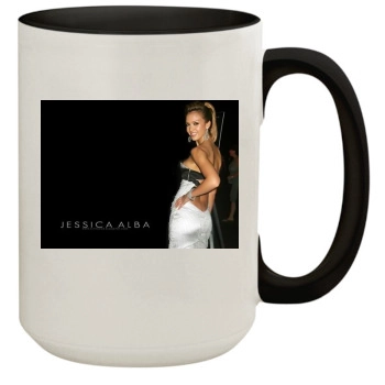 Jessica Alba 15oz Colored Inner & Handle Mug