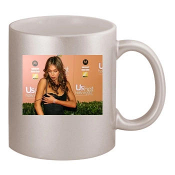 Jessica Alba 11oz Metallic Silver Mug