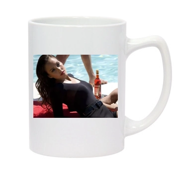 Jessica Alba 14oz White Statesman Mug