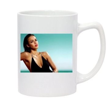 Jessica Alba 14oz White Statesman Mug