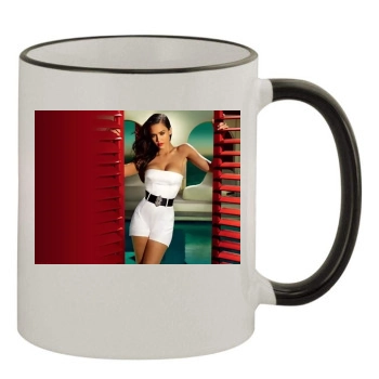 Jessica Alba 11oz Colored Rim & Handle Mug