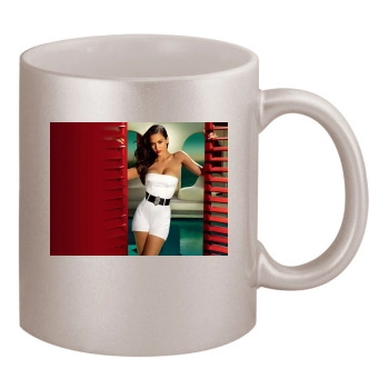 Jessica Alba 11oz Metallic Silver Mug