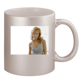 Jessica Alba 11oz Metallic Silver Mug