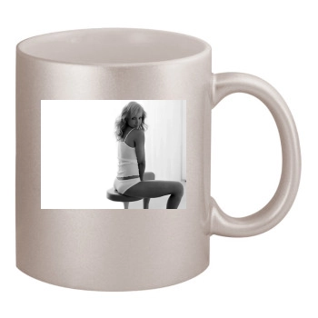 Jessica Alba 11oz Metallic Silver Mug
