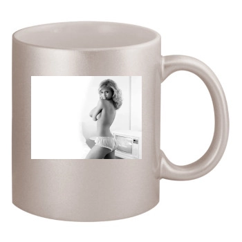 Jessica Alba 11oz Metallic Silver Mug