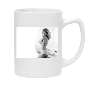 Jessica Alba 14oz White Statesman Mug