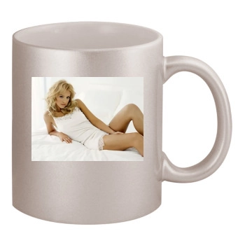 Jessica Alba 11oz Metallic Silver Mug