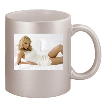 Jessica Alba 11oz Metallic Silver Mug