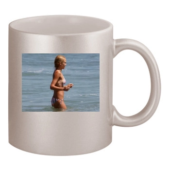 Jessica Alba 11oz Metallic Silver Mug