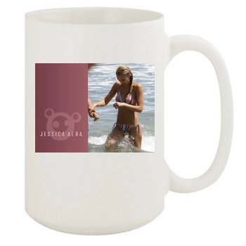 Jessica Alba 15oz White Mug