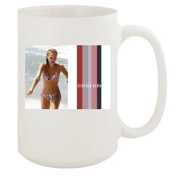 Jessica Alba 15oz White Mug