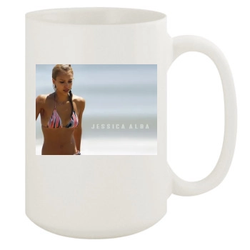 Jessica Alba 15oz White Mug