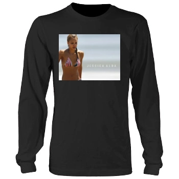 Jessica Alba Men's Heavy Long Sleeve TShirt