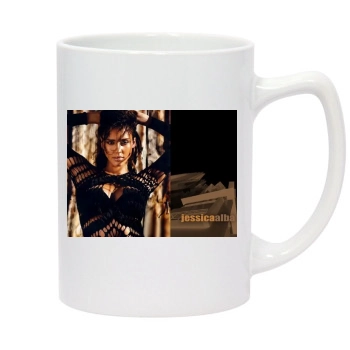 Jessica Alba 14oz White Statesman Mug