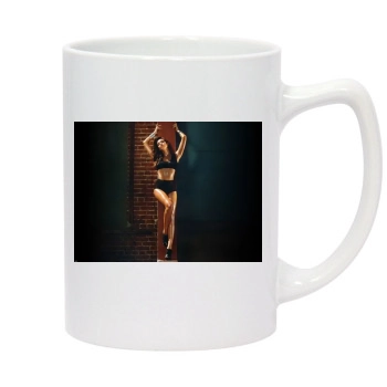 Jessica Alba 14oz White Statesman Mug