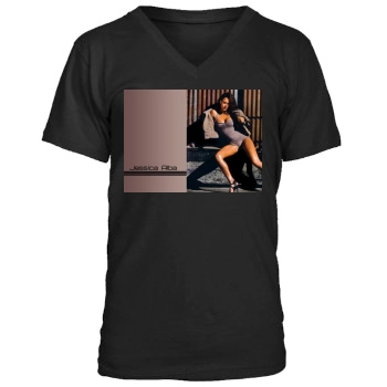 Jessica Alba Men's V-Neck T-Shirt