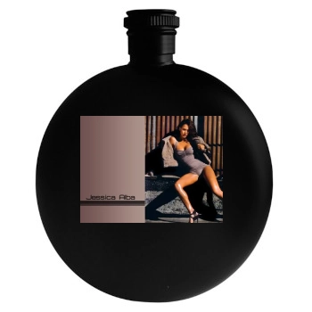 Jessica Alba Round Flask